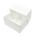 4.5" Deep White Cupcake Box - 6 Hole Alternative Image
