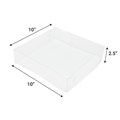 10" Transparent Cake Box Lid - 10 Pack Alternative Image