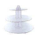 Culpitt White 3 Tier Cupcake Stand-Single Alternative Image