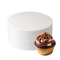 Round Straight Edged Polystyrene Cake Dummy - 6" Alternative Image