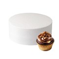 Round Straight Edged Polystyrene Cake Dummy - 8" Alternative Image