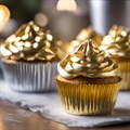 Gold Petit Four Baking Cases 200pk Alternative Image