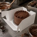 8" White Cake Box Base - 10 Pack Alternative Image