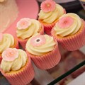 Pink Flowers Sugar Decorations - Pack Of 192 Alternative Image