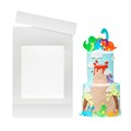 12x12x20" Extra Tall Cake Box with Window - 10 Pack Alternative Image