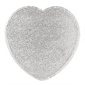 Heart Silver Cake Drum Board - 14" - Pack of 5 Alternative Image