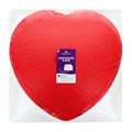 12" Red Heart Cake Drum & Tall White Cake Box Combo Alternative Image