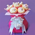 Purple Cupcakes - Cupcake Bouquet Box - White Alternative Image