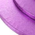 Round Purple Cake Drum Board - 8" Alternative Image