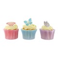 Pink, Lilac, Blue & Gold Butterflies Sugar Decorations - Pack of 32 Alternative Image