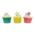 Pastel Rainbow Sugar Decorations - Pack of 32 Alternative Image