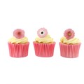 Pink Mixed Flowers Sugar Decorations - Pack of 32 Alternative Image