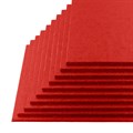 10 x 5'' (254x 127mm) Double Thick Turned Edge Cake Cards Red Foil (between 2.5 & 3mm Thick) Alternative Image