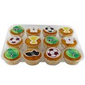 Football Sugar Shape Decorations approx 42mm Alternative Image