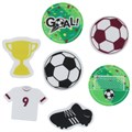 Football Sugar Shape Decorations approx 42mm Alternative Image