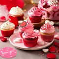 Red and Pink Assorted Sugar Hearts - Pack Of 128 Alternative Image