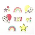 Pastel Rainbow Sugar Decorations - Pack of 32 Alternative Image