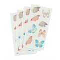Pink, Lilac, Blue & Gold Butterflies Sugar Decorations - Pack of 32 Alternative Image