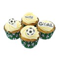 Football Sugar Decorations - Pack Of 192 Alternative Image