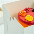 Tall White Cake Box & Lid - Single Alternative Image