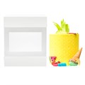12x12x12" Tall White Cake Box with Window - 10 Pack Alternative Image