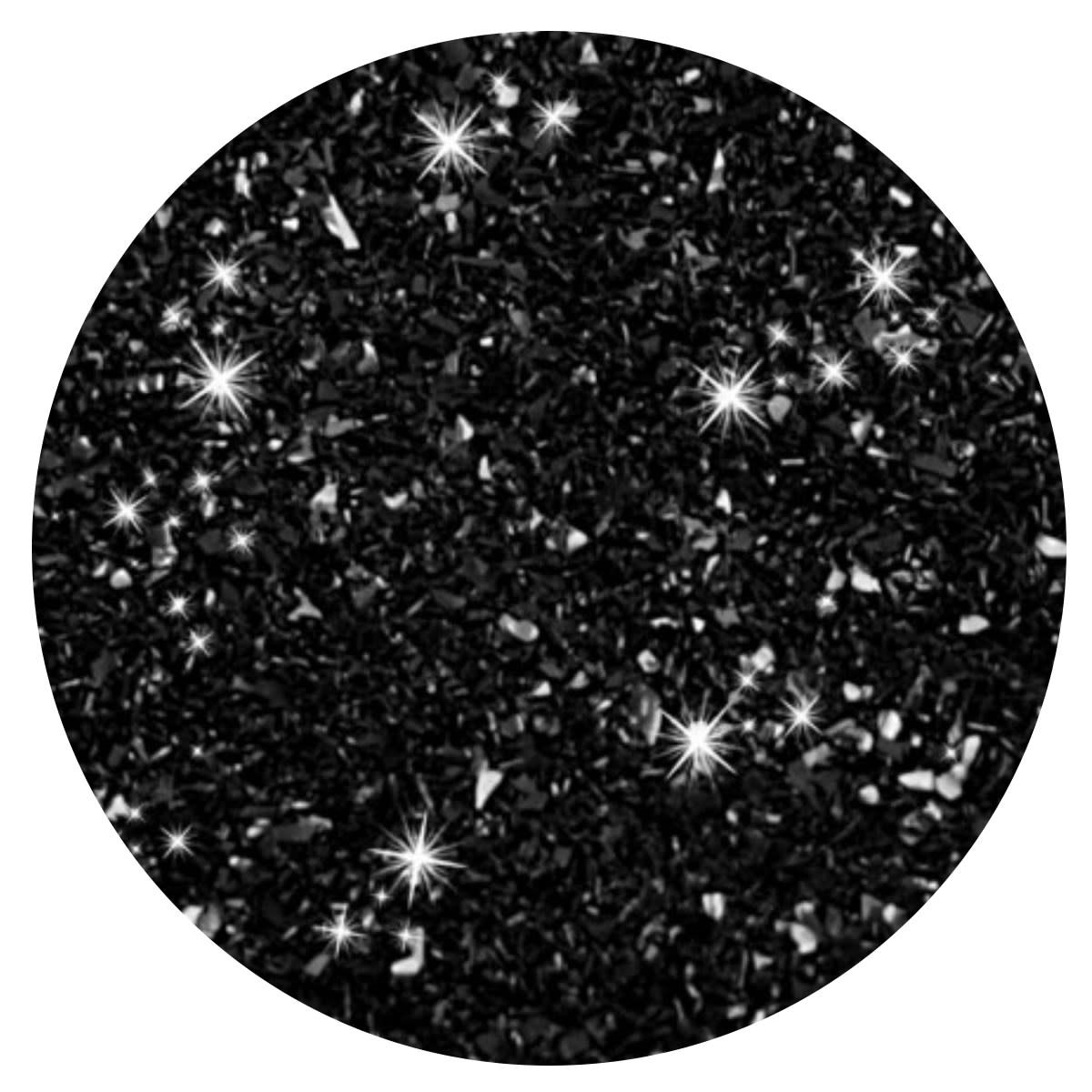 Black Jewel Dust- Sparkly EDIBLE Glitter, 4gr.