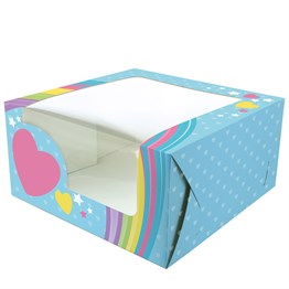 Rainbow Cake Box - 10 x 5 - Single
