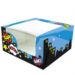 Superhero Cake Box - 10 x 5 - Single