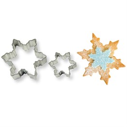 PME Cookie & Cake Cutter - Snowflake 2 Set