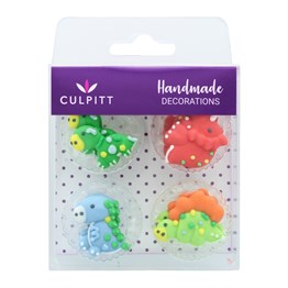 Culpitt Dinosaur Sugar Decorations - Pack of 12