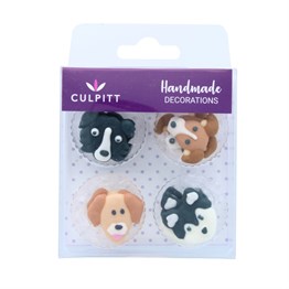 Culpitt Dog Breed Sugar Cake Decorations - Pack of 12