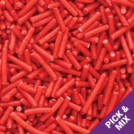500g Culpitt Select Sprinkle Strands - Red