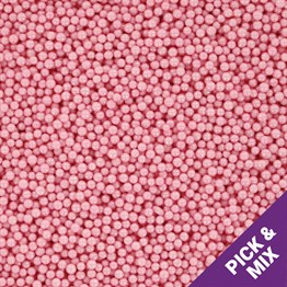 500g Culpitt Select Edible Pearls 2mm - Pink