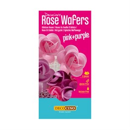 Decocino Wafer Roses Pink - 8 - Single