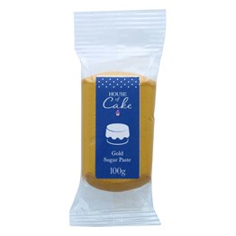 House of Cake Metallic Gold Sugarpaste - 100g