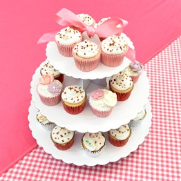 Culpitt White 3 Tier Cupcake Stand-Single