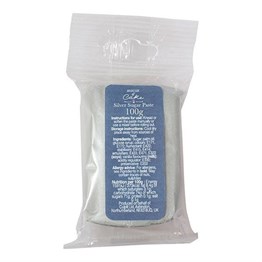House of Cake Metallic Silver Sugarpaste - 100g
