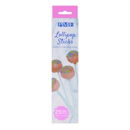 PME Cake Pop Lollipop Sticks - 20cm - Pack of 25