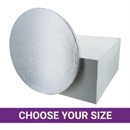 Culpitt Box and 12mm Round Cake Board
