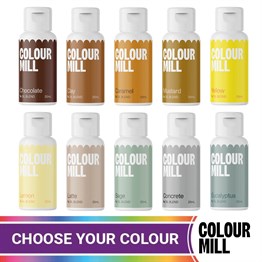 Colour Mill Oil Blend Food Colouring - Greys and Yellows - 20ml