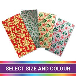 Assorted Single Thick Christmas Log Cards