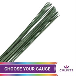 Dark Green Floral Wires