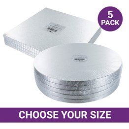 Culpitt Select Lightweight Cake Boards, 5 Pack