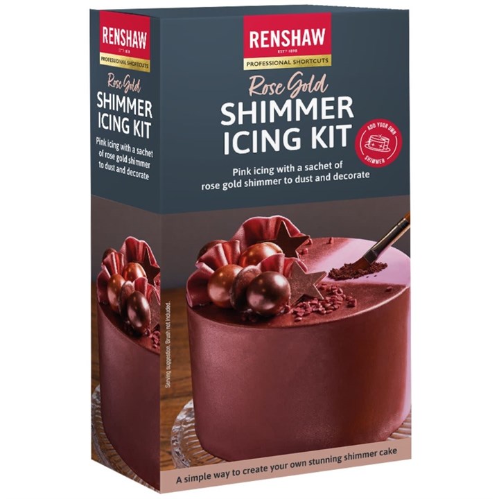 Renshaw Shimmer Icing Kit -Rose Gold - 500g - SALE