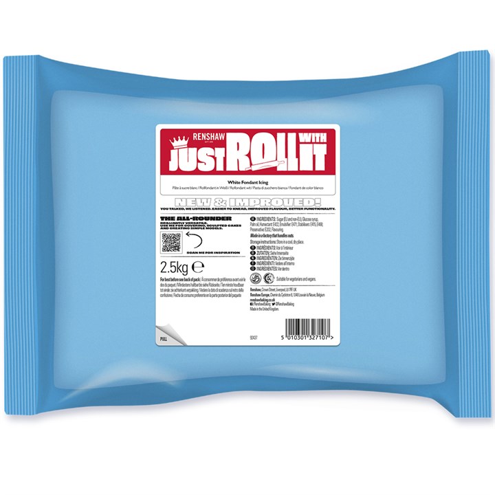 Renshaw 2.5kg White Ready To Roll Sugar Paste Icing