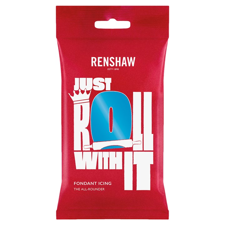 Renshaw Turquoise 'Just Roll With It' Fondant Icing - 250g