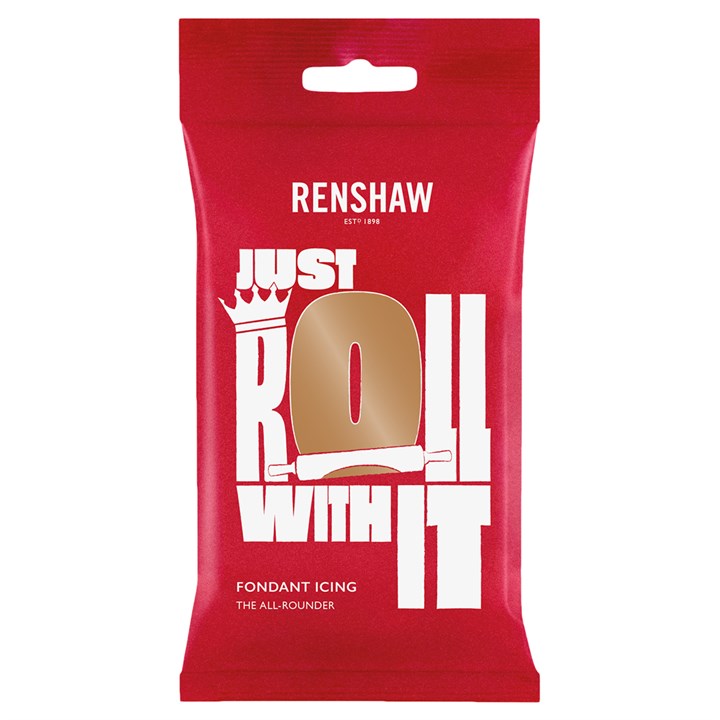 Renshaw Teddy Brown 'Just Roll With It' Fondant Icing - 250g