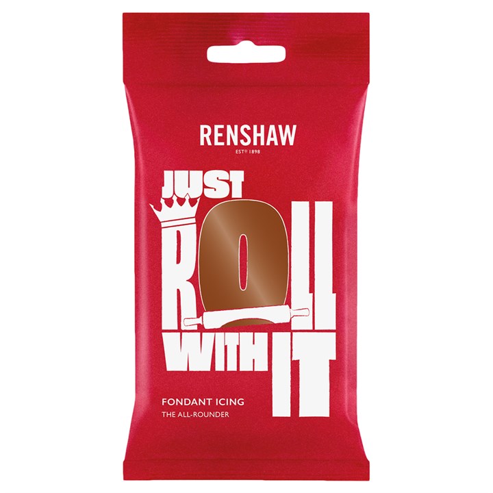 Renshaw Dark Brown 'Just Roll With It' Fondant Icing - 250g