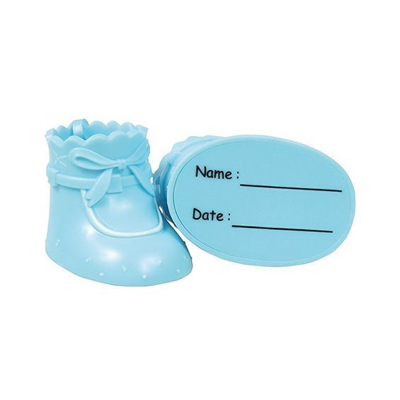 Cake Star Plastic Cake Topper Decoration - Blue Booties