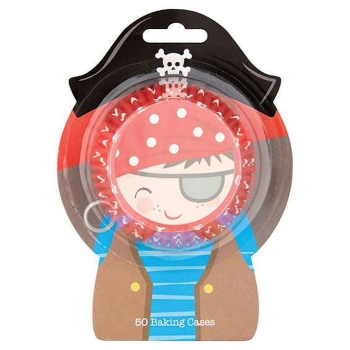 Pirate Baking Cases - Pack of 50